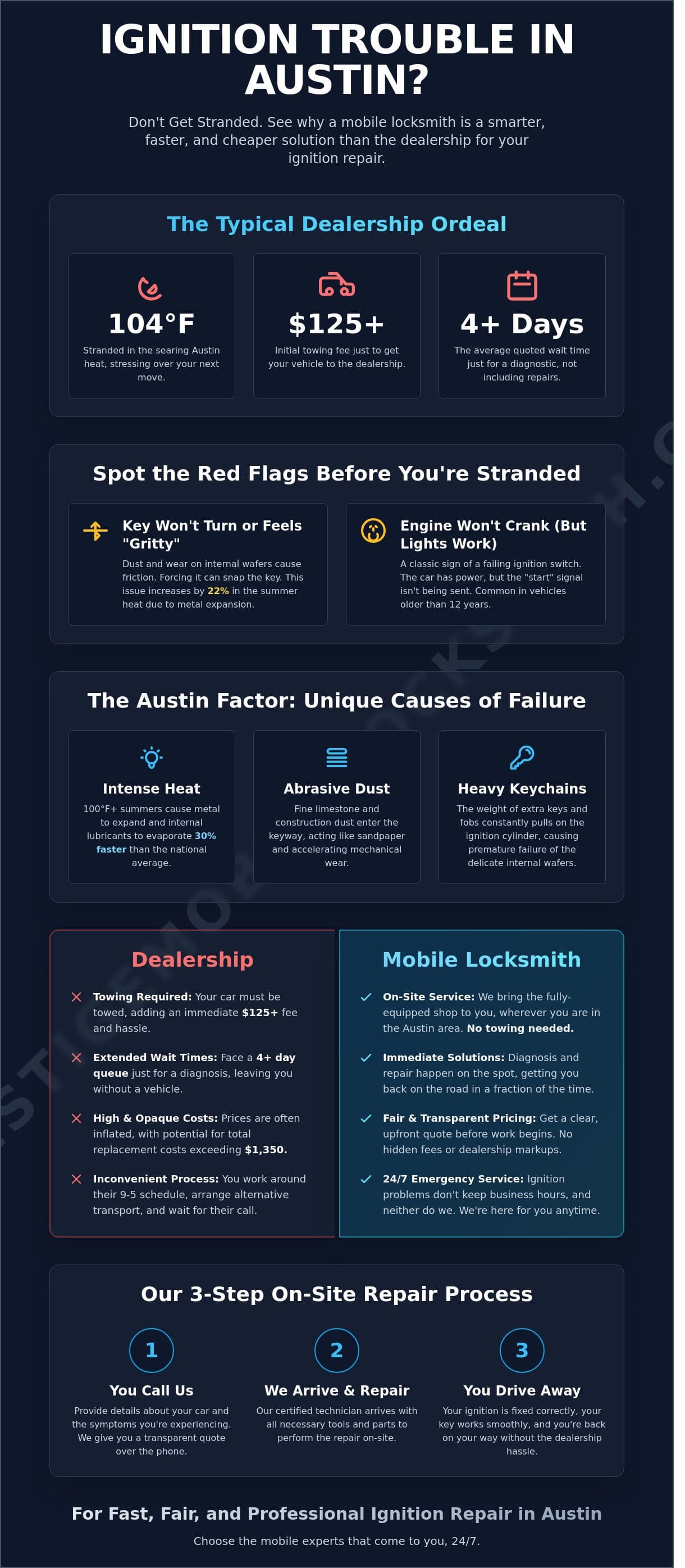 Ignition Repair in Austin, TX: Your 2026 Mobile Service Guide infographic